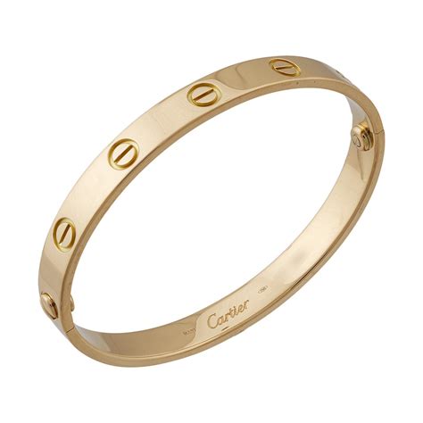 vintage cartier gold love bracelet|cartier love bracelet the real.